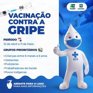 Leia mais sobre o artigo TEM INÍCIO A VACINAÇÃO CONTRA INFLUENZA EM LUZIÂNIA