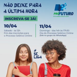 Leia mais sobre o artigo Falta muito Pouco! Pró-Futuro – Pré-vestibular Social de Luziânia