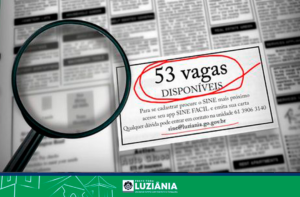 Read more about the article Vagas de Emprego (SINE de Luziânia)