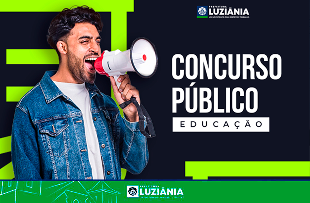 You are currently viewing CONCURSO PÚBLICO – REDE MUNICIPAL DE EDUCAÇÃO DE LUZIÂNIA