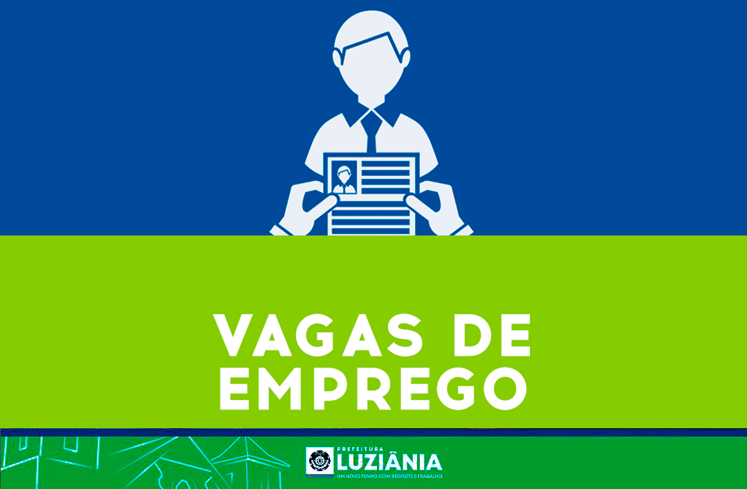 Você está visualizando atualmente VAGAS DE EMPREGO!!