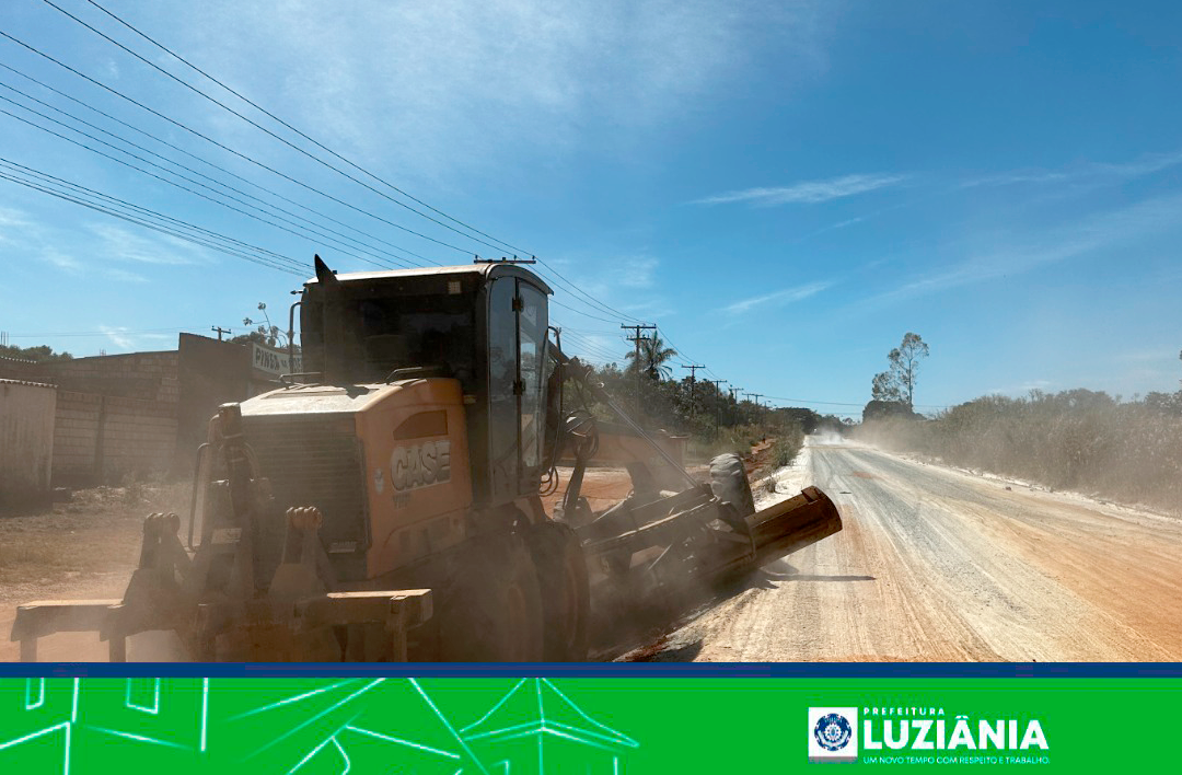PREFEITURA DE LUZIÂNIA RETOMA OBRA DE PAVIMENTAÇÃO ASFÁLTICA DA AVENIDA DAS AMEIXAS, NO JARDIM INGÁ