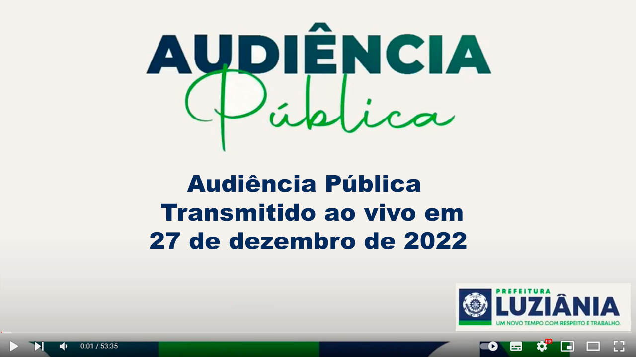 Audiência Pública  